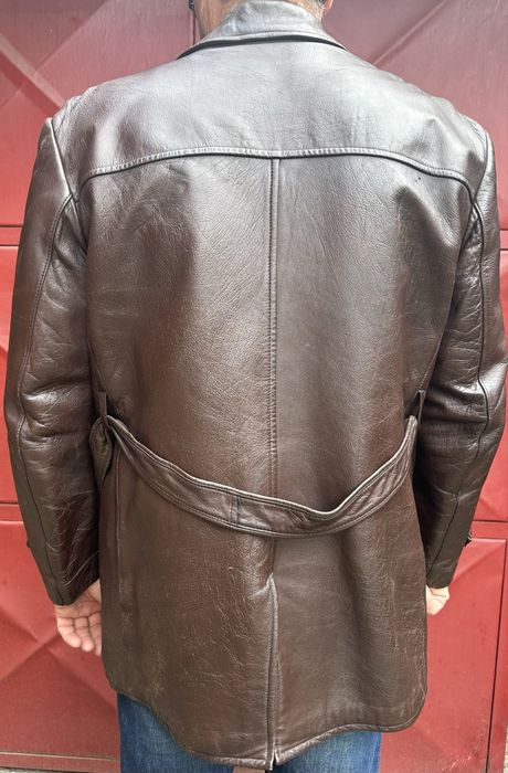 Geaca de piele marime mare