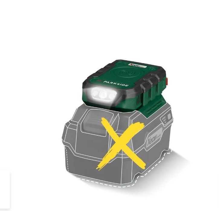 адаптер за зареждане (безжично) на батерии 20V Парксайд /Parkside