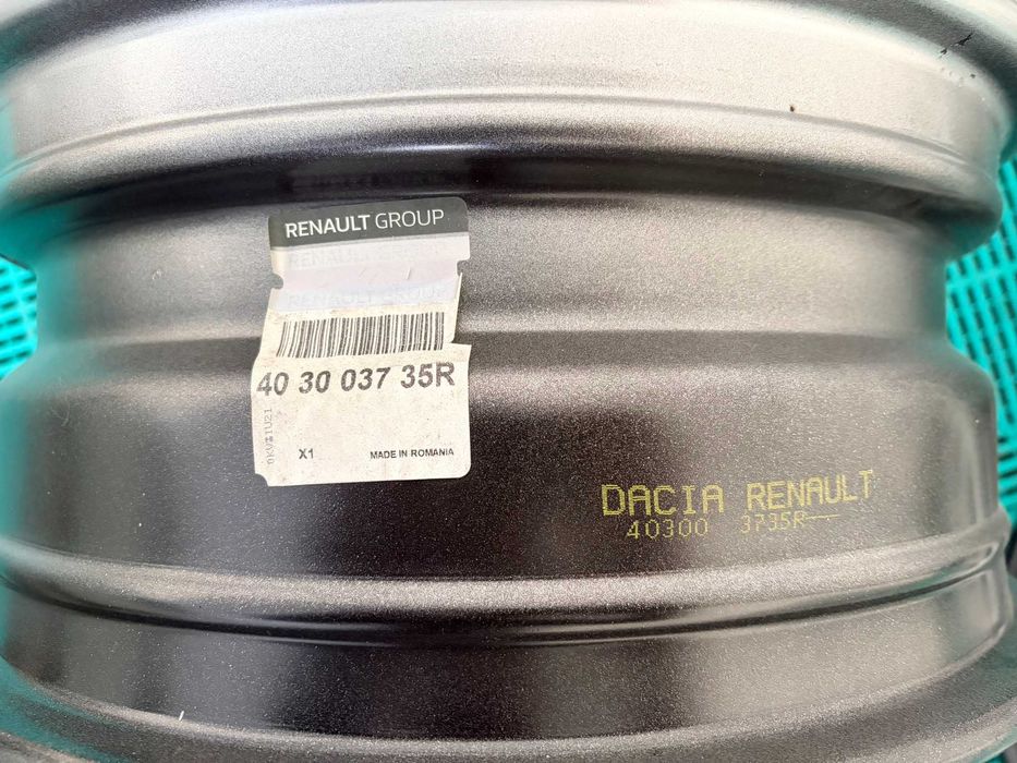 Jante otel tabla R16 Dacia Duster 2010-2024 noi originale Dacia
