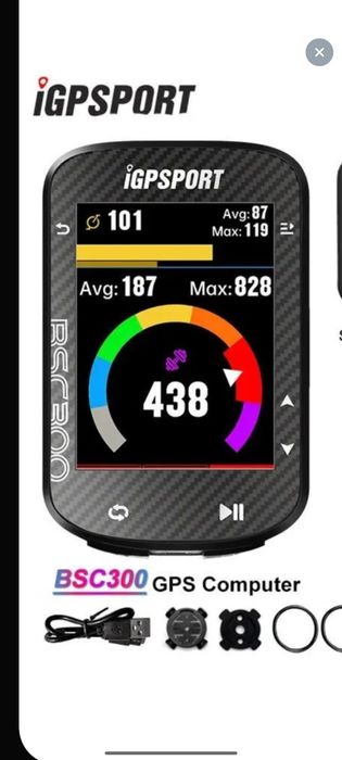 Велокрмпьютер gpsport bsc 300
