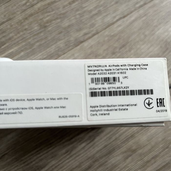 Наушники Air Pods оригинал