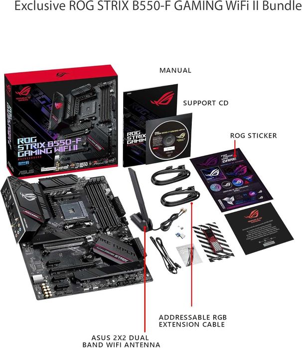 Материнская плата Asus ROG Strix B550-F Gaming WiFi II DDR4 AM4 ATX
