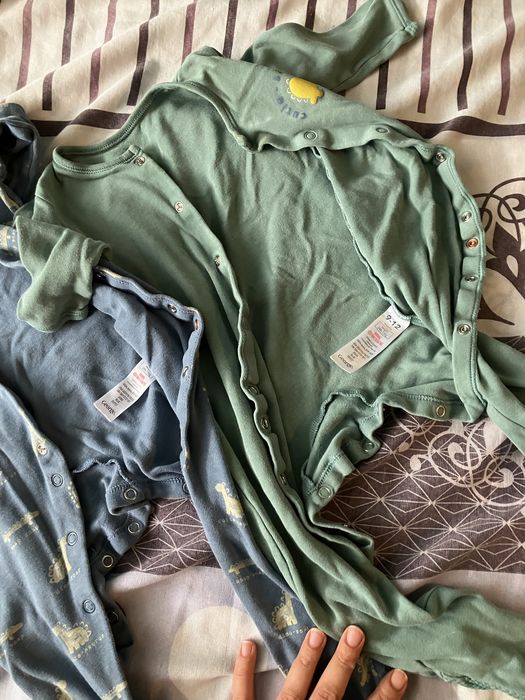 Бебешки гащеризон / ромпърGeorgeи яке 74-80 размер 9-12 месеца дрехи