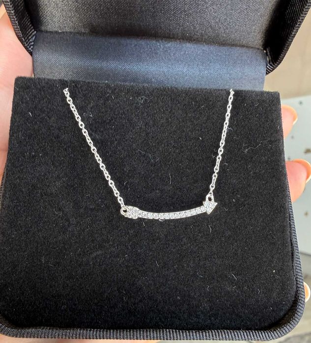 сребърно колие DiamonFire