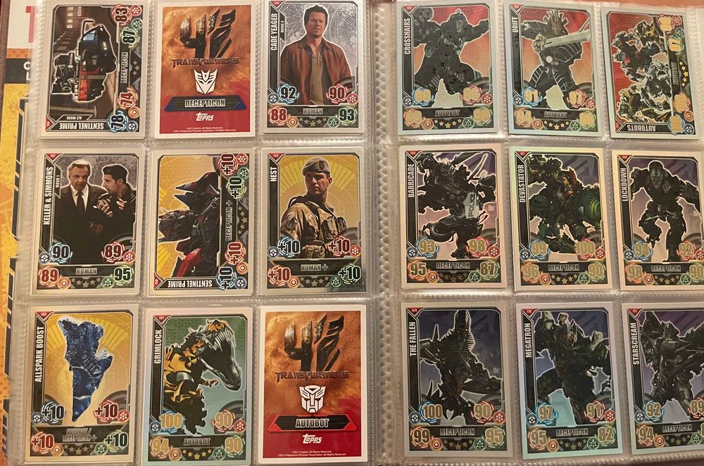 Album Topps Transformers