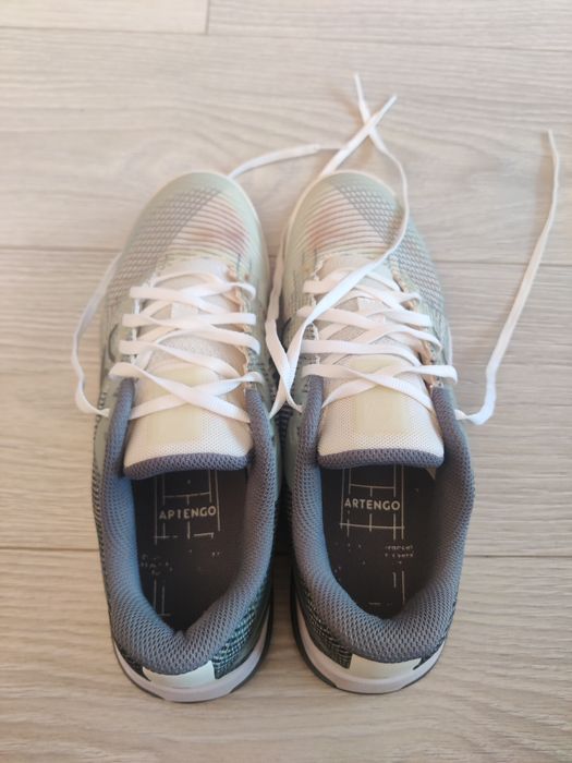 Adidasi de Tenis Artengo Fast Pro All Court, albi, barbati, marimea 43