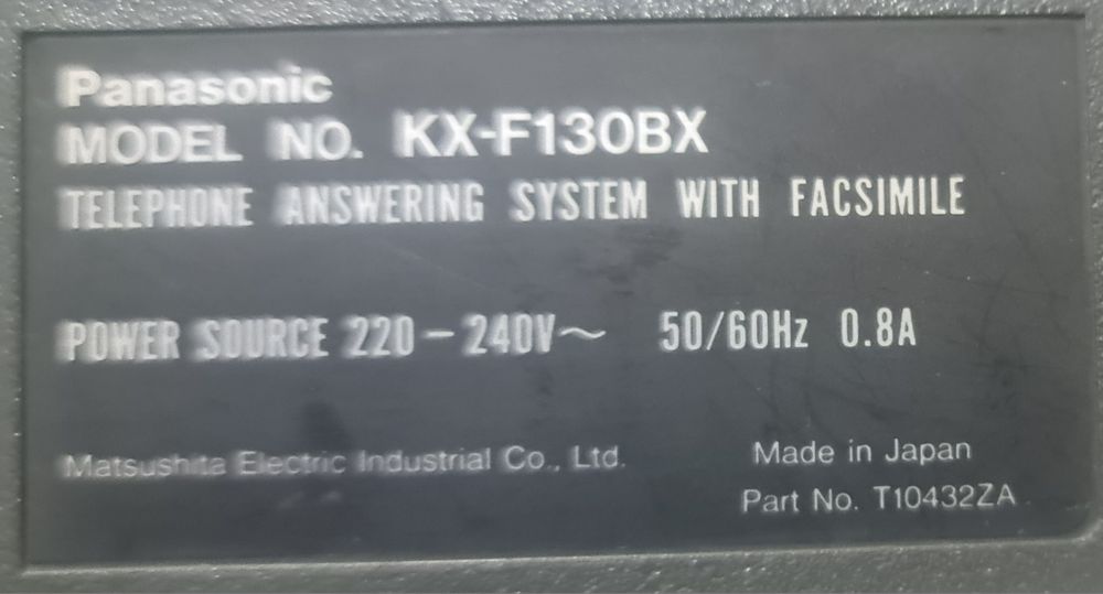 Телефон факс Panasonic