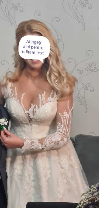 Rochie de mireasa unicat-model regal