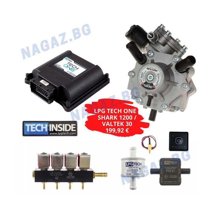 НОВ!Газов инжекцион 4cyl. LPG TECH ONE/gazov injekcion LPG TECH DUO