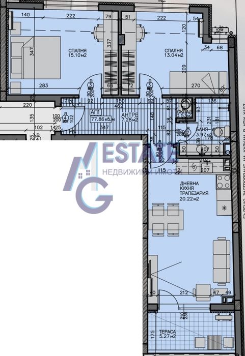 Продава се Тристаен апартамент в Бургас, Зорница - 94 кв.м за 2107 €/кв.м - Снимка #2