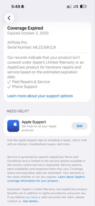 Airpods pro 2 generation sotiladi srochna!!!