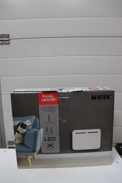 MYLEK Електрически панелен радиатор за отопление 500W UK Щепсел