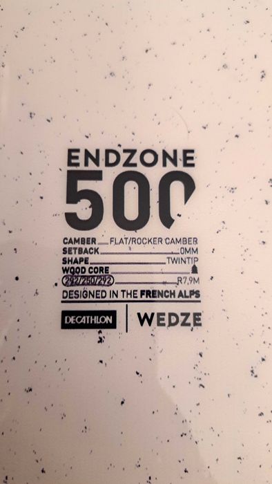 Placa Snowboard Endzone 500 Twintip - 151 cm
