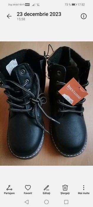 Set ghete Inextenso cu crocs pentru copii, mărime nr.27