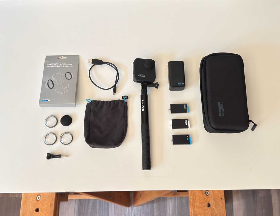 Camera actiune GoPRO MAX 5.6k 360 + accesorii