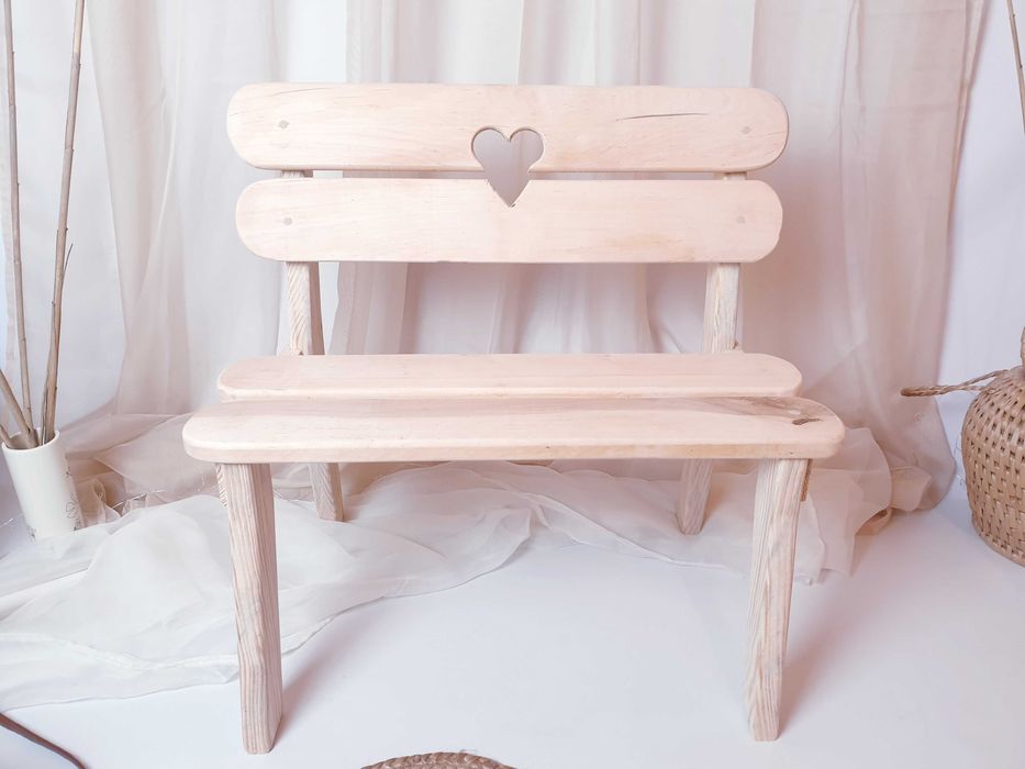 Banca copii 2 locuri, nefolosit. Hand made. Mobilier studio foto