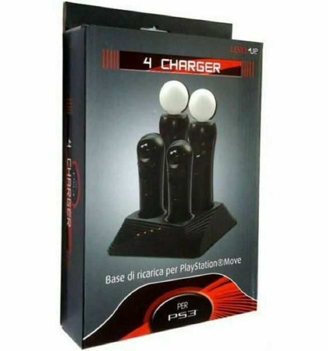 4на Док Зарядна Станция PlayStation 3 Ps4 пс4 PS VR  Move контролер