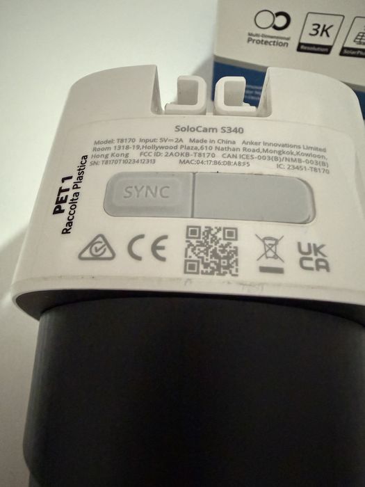 Camera Supraveghere eufy SoloCam S340, Wireless