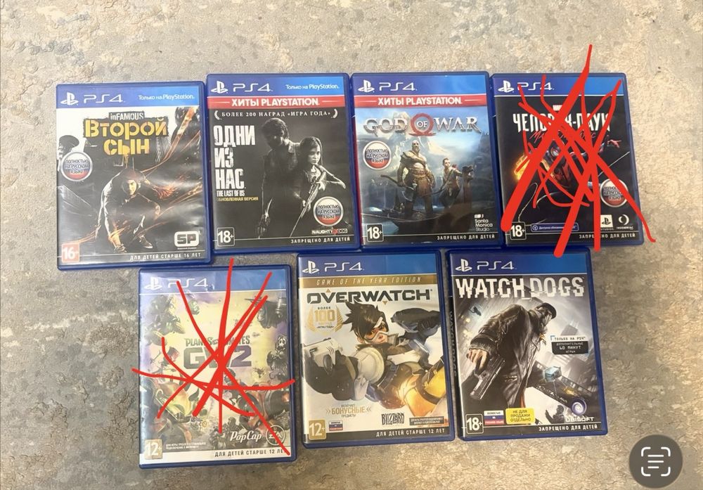 Продажа игр на пс 4
