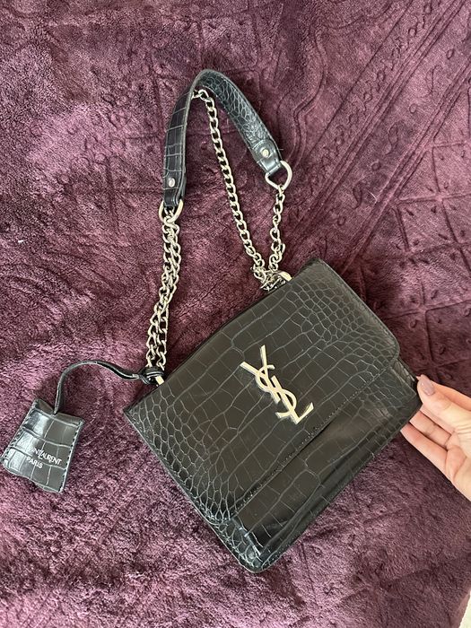 Чанта естествена кожа YSL
