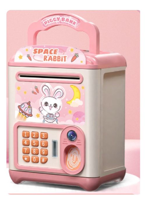 Детска касичка с пръстов отпечатък и парола