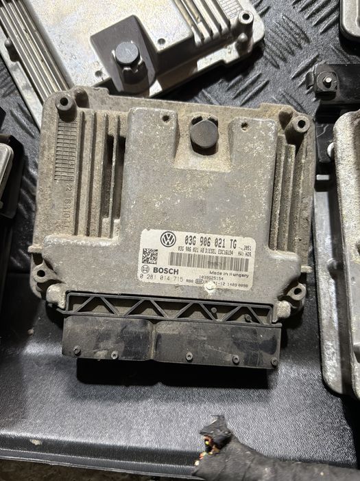 Calculator motor ECU, cod 03G906021TG, 0281014715, Skoda Octavia 2 Combi (1Z5), 1.9 TDI, BLS