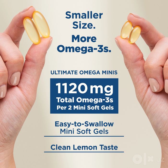 Nordic Naturals Ultimate Omega Fish Oil lemon 110 капсулы
110 Mini Sof