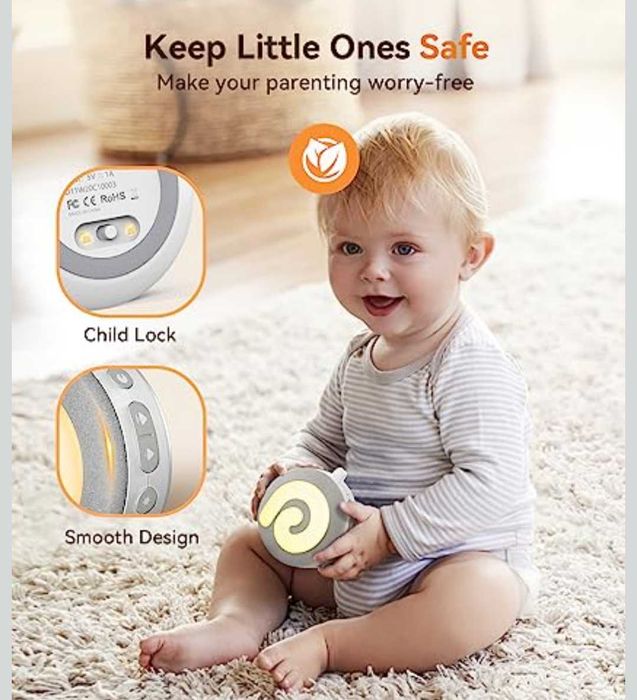 Dreamegg машина за бял шум D11 преносима нощна светлина за бебета,деца