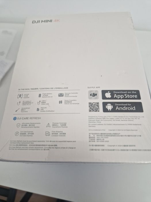 Dji mini 4 k sigilata cu geanta