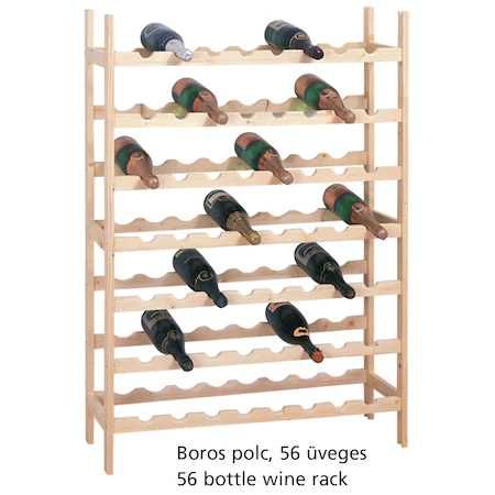 Suport sticle vin pentru 56 de sticle