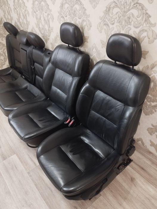 Салон сиденья кожа Опель вектра Б