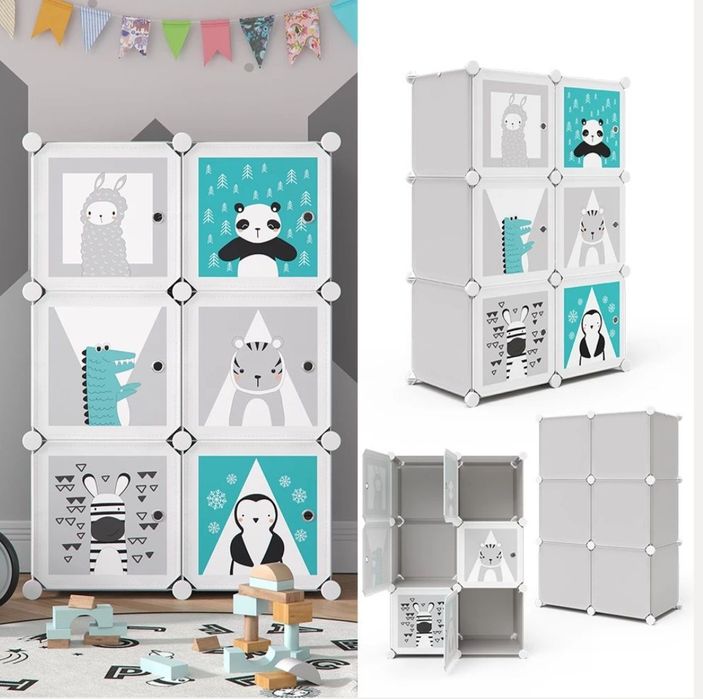 Модулен шкаф с 6 отделения 2491