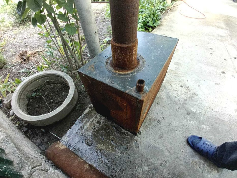 Печь отопительная с водяным контуром
