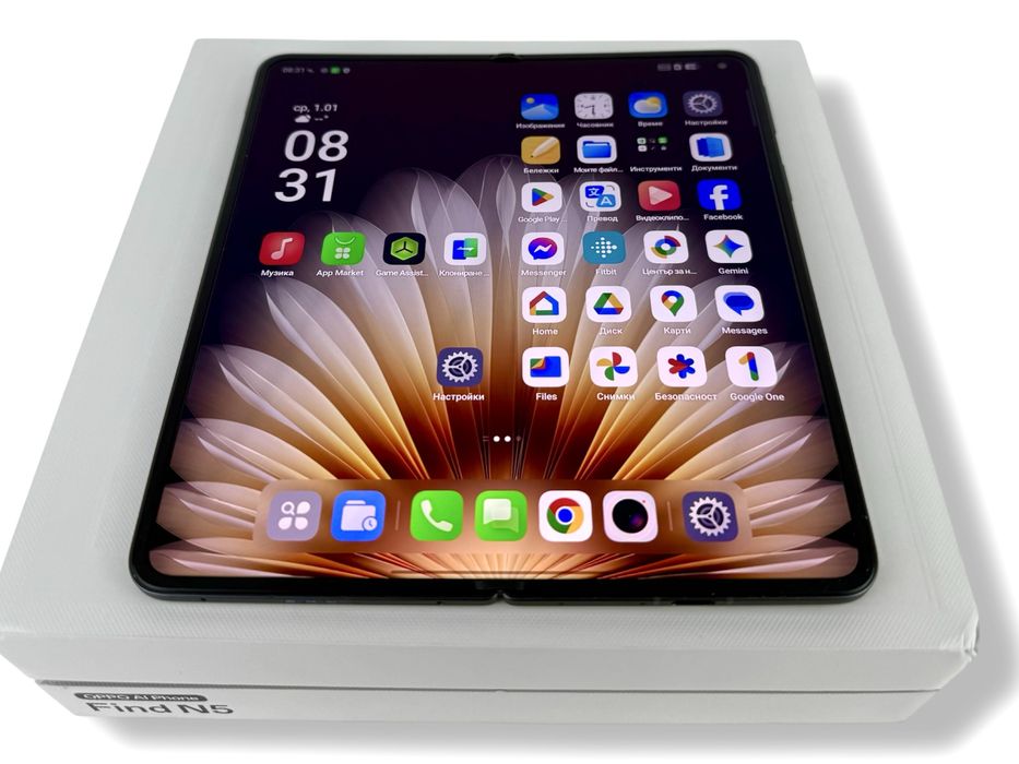 НОВ! OPPO Find N5 5G 512GB 16RAM Black 2г. Гаранция!