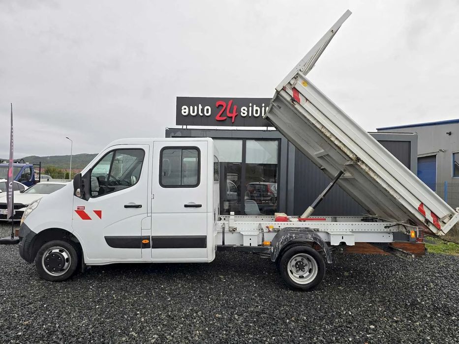 Renault Master 6 loc. basculabila. 2018. vanz. SEAP, TVA deductibil klima,roti duble, carlig remorca 3.5 t, bena 3,2 m, stare foarte buna.