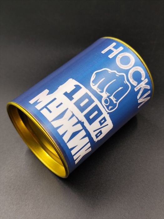 Носки в банке (подарок на 7 мая)