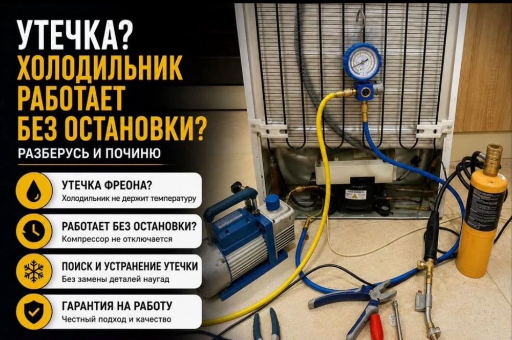 Ремонт холодильников и морозильников