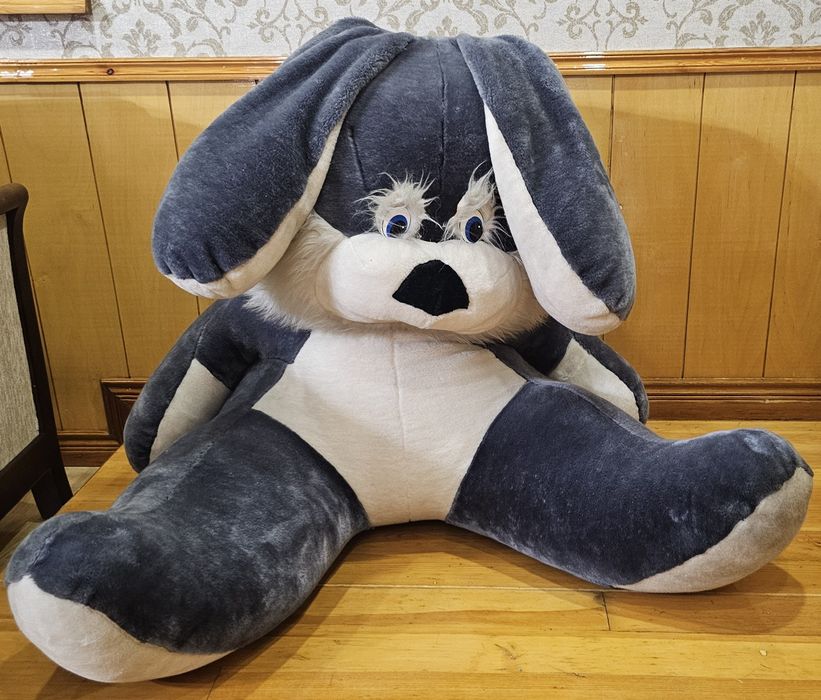 Плюшевые игрушки. Заяц+ бегемот