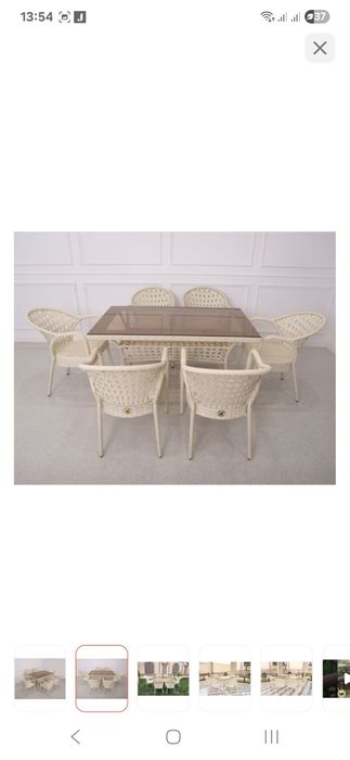 Продам стол с креслами