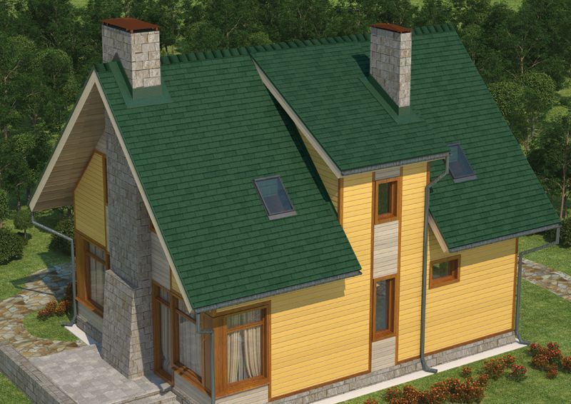 Мягкая черепица, Гибкая черепица