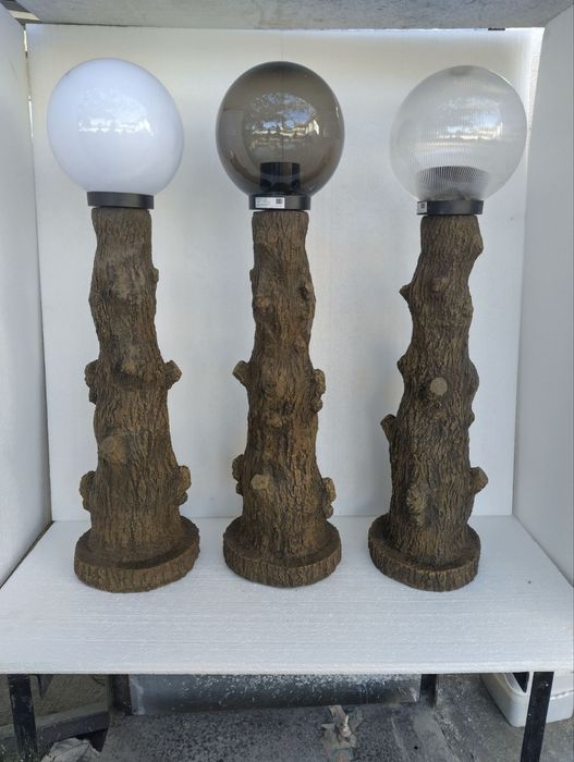 Циментови градински лампи