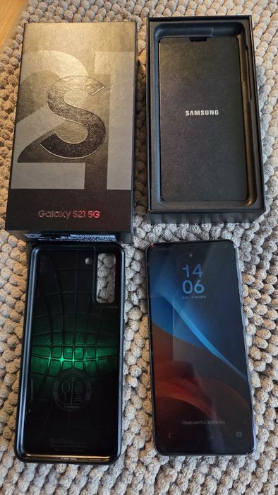 Samsung S 21 5G telefon de varf stare excelenta