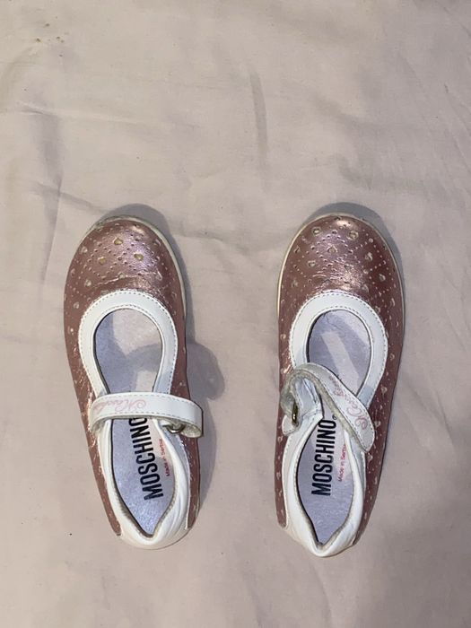 Кожаные туфли Moschino (оригинал) для девочки