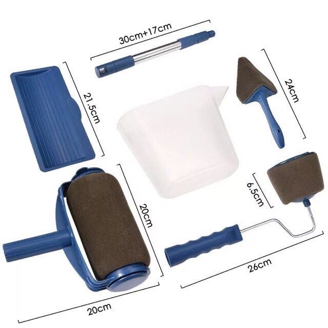 ТВ Оригинал! Нови 8 ЧАСТИ Paint Runner валяци за боядисване 3бр валяк