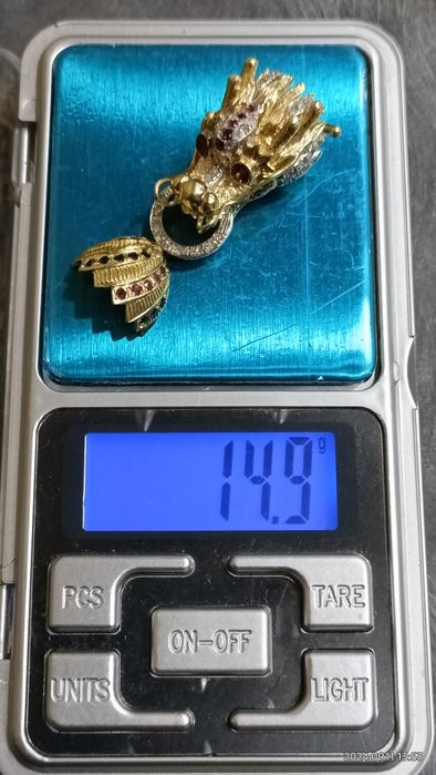 Vind închizătoare pentru colier din aur 14kt cu diamante