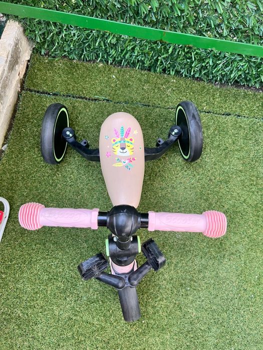 Детско колело 4 в 1 MoMi - Loris, розово