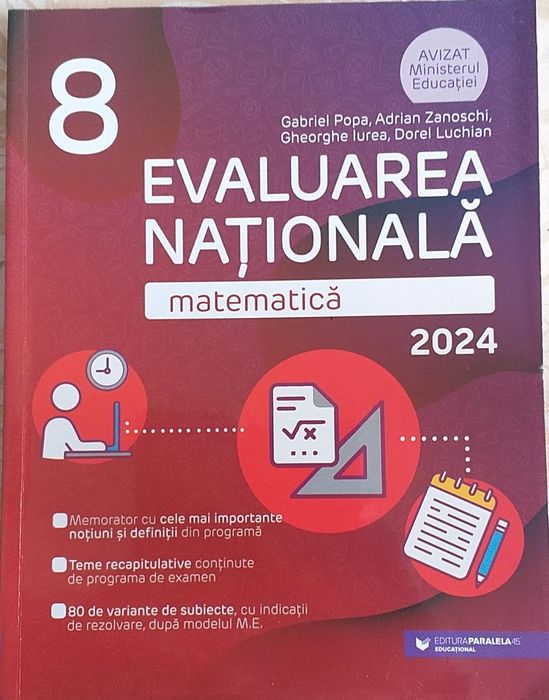 Culegere evaluare națională matematica