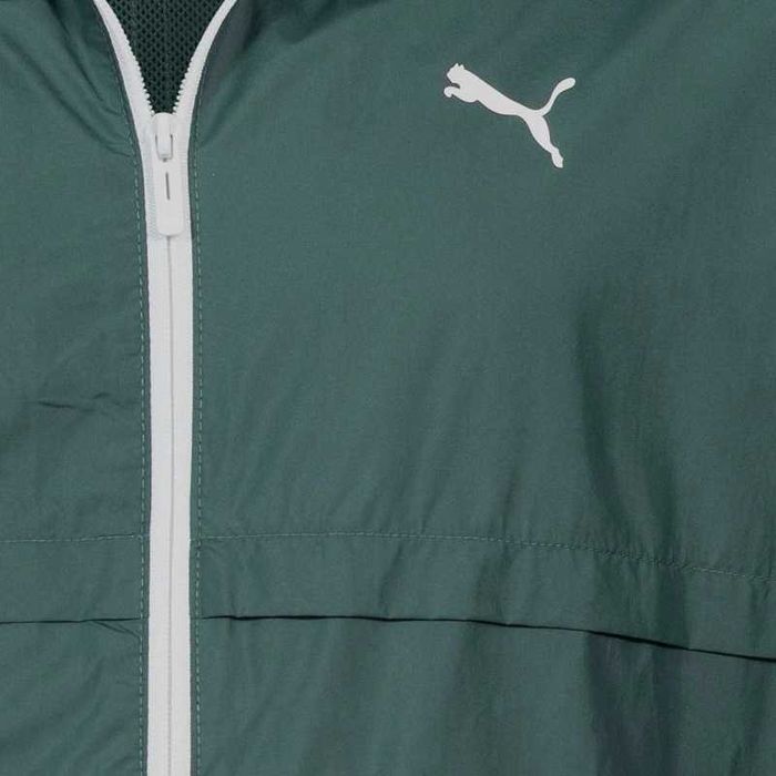Мъжко яке PUMA Windbreaker, сиво-зелено, S размер