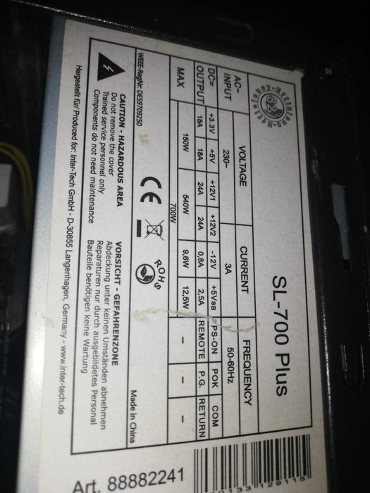 Carcasa ATX + sursa 700W