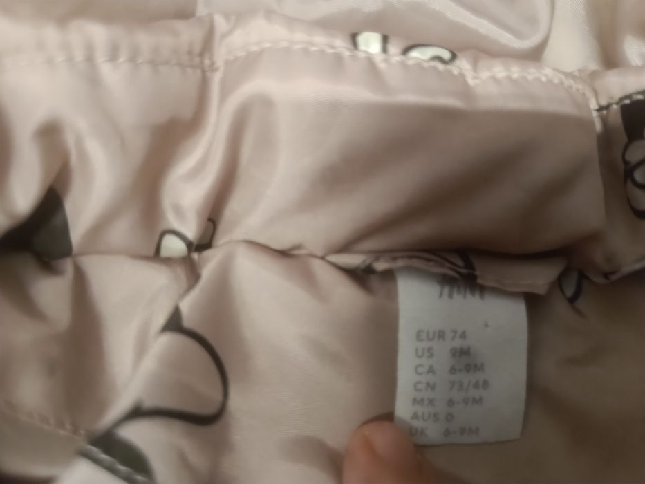 Geaca matlasata mărimea 74